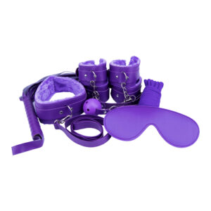 Loving Joy Beginner's Bondage Kit Purple (8 Piece)